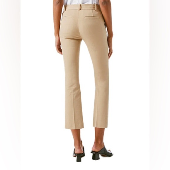 FRAME Le Crop Mini Boot Tan Trousers - Picture 3 of 13